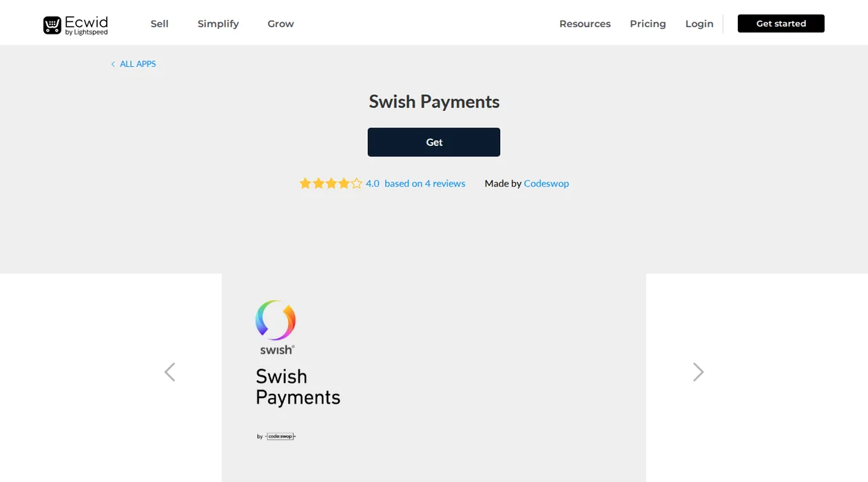 Swish Payments Plugin interface